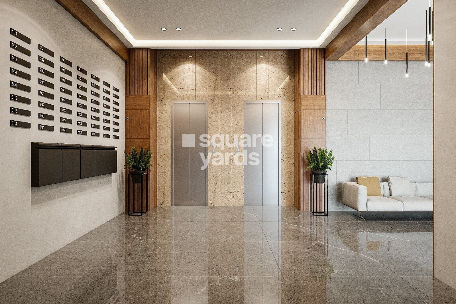 Shivay Swam Residencia Lift Lobby Image