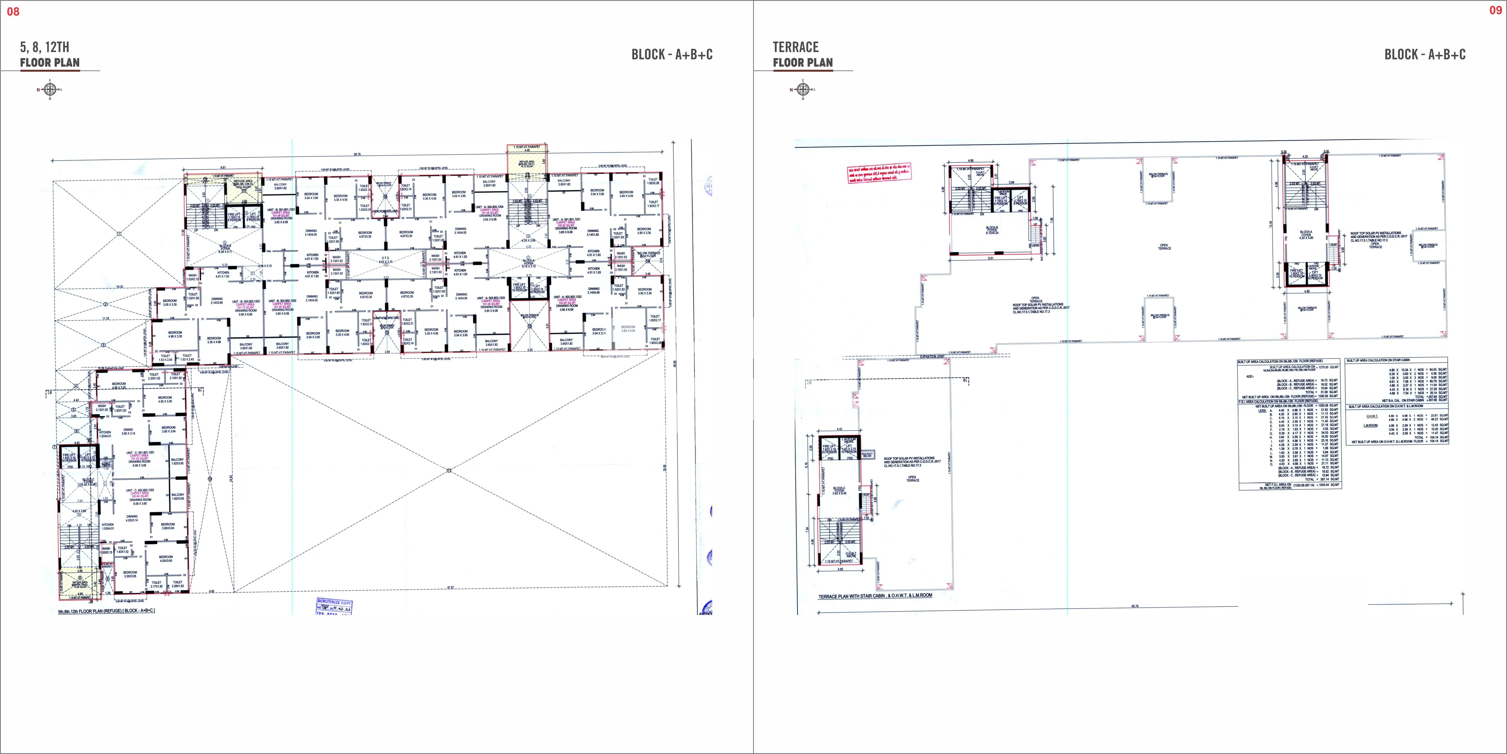 Shivrudra Serene Heights Floor Plans