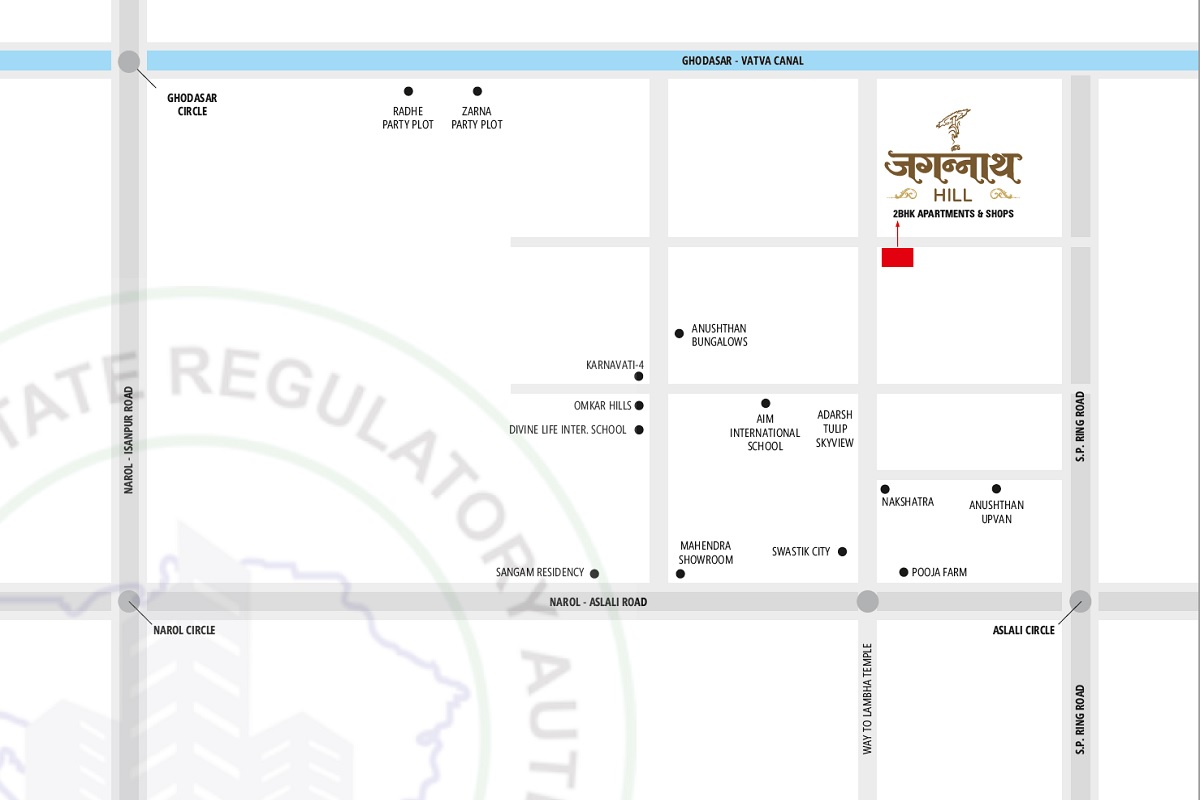 Shree Jagannath Hill Location Image