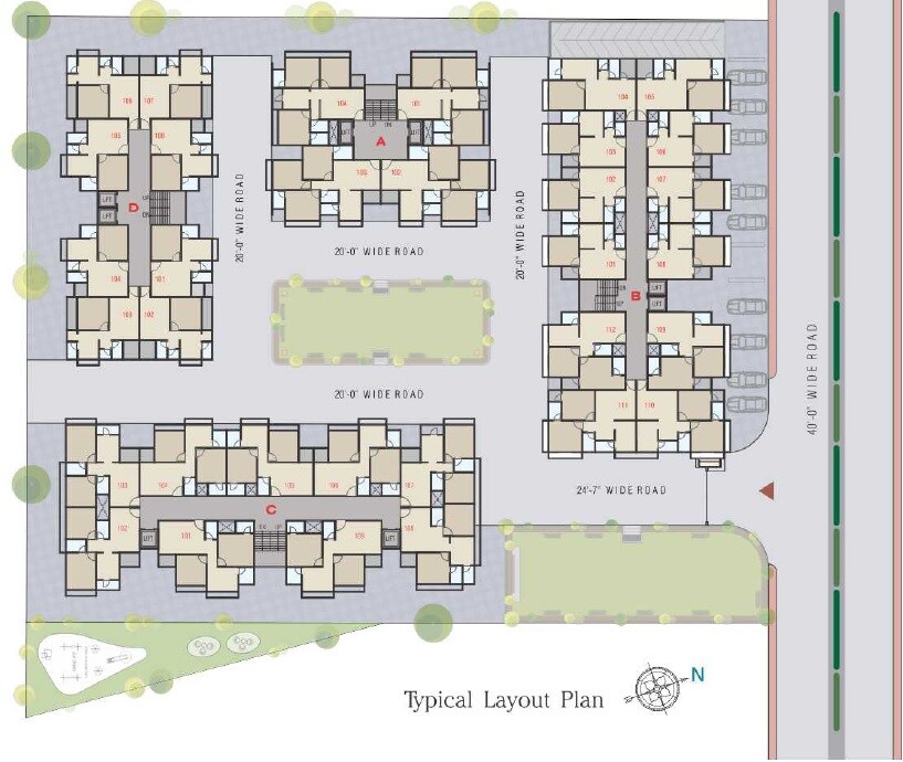 Shree Prayosha Residency Master Plan Image