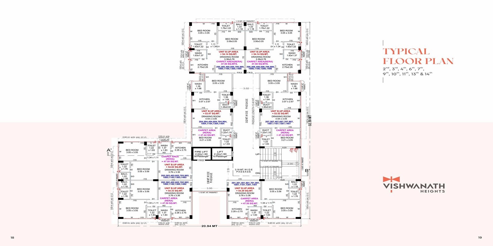 Shree Vishwanath Heights Floor Plans 3