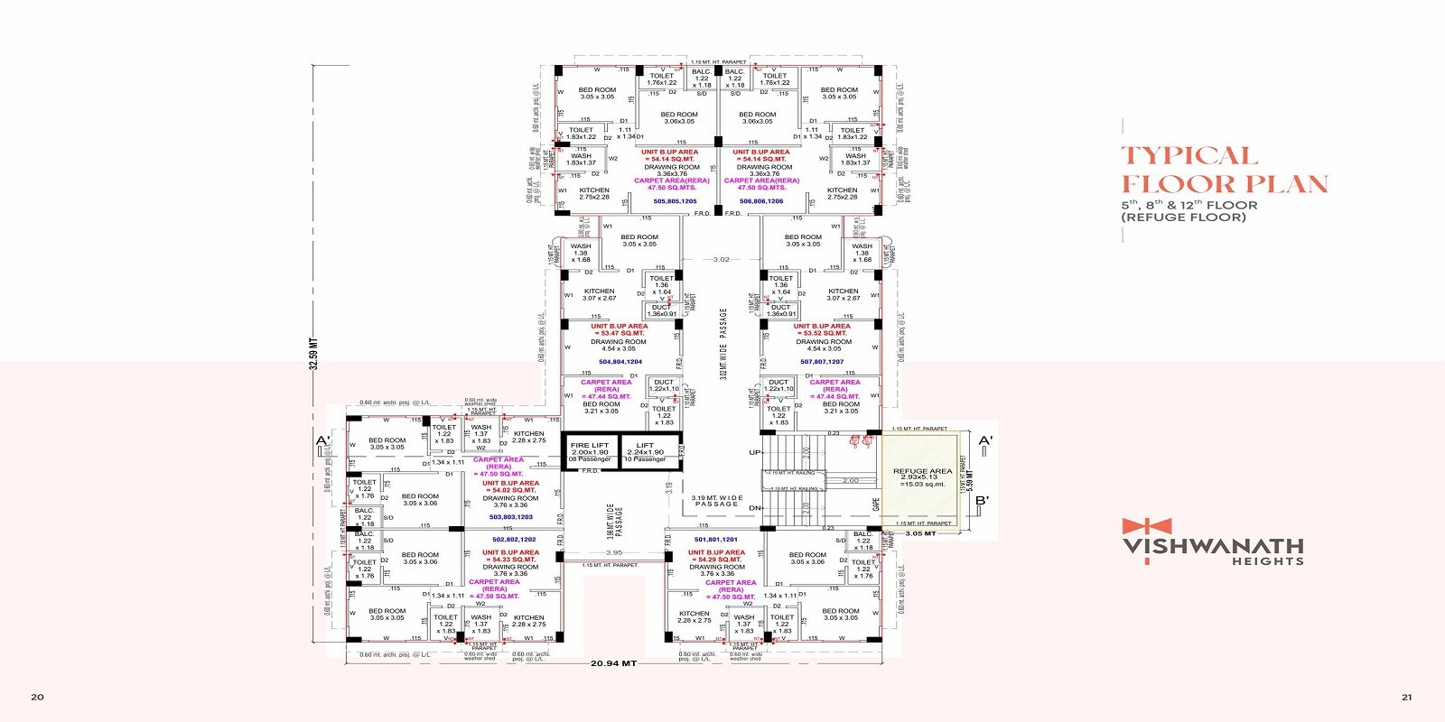 Shree Vishwanath Heights Floor Plans 4
