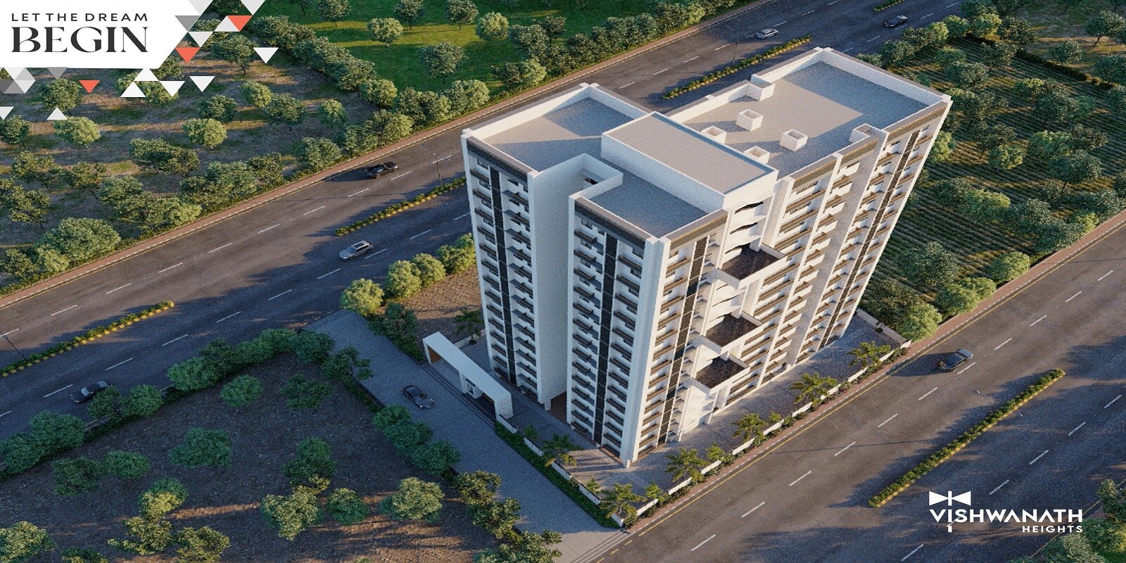 Shree Vishwanath Heights Tower View