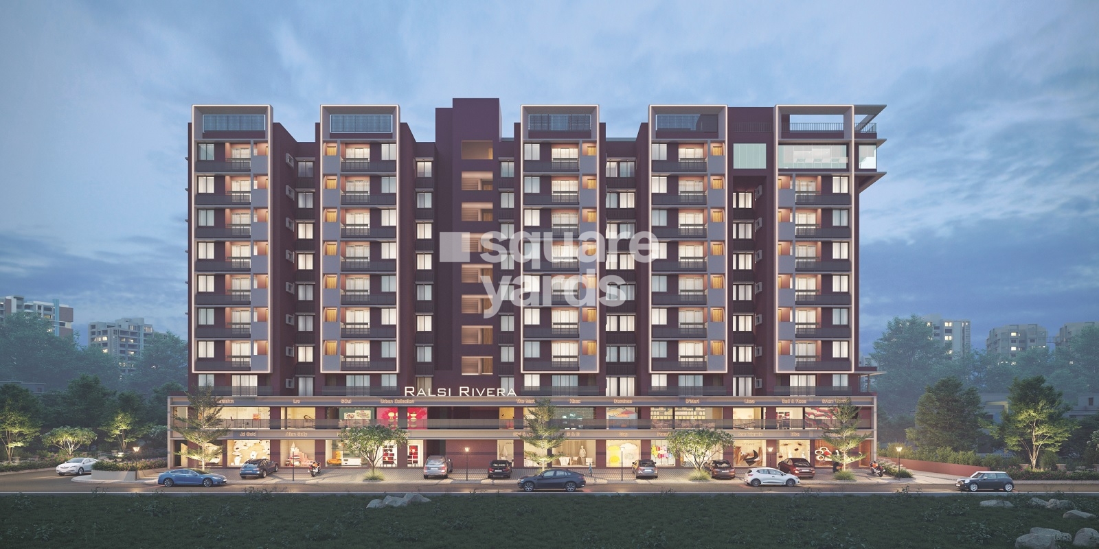 Shri Ralsi Rivera Apartment Exteriors