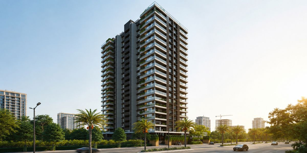Shrimleela Saffron residential project in Thaltej