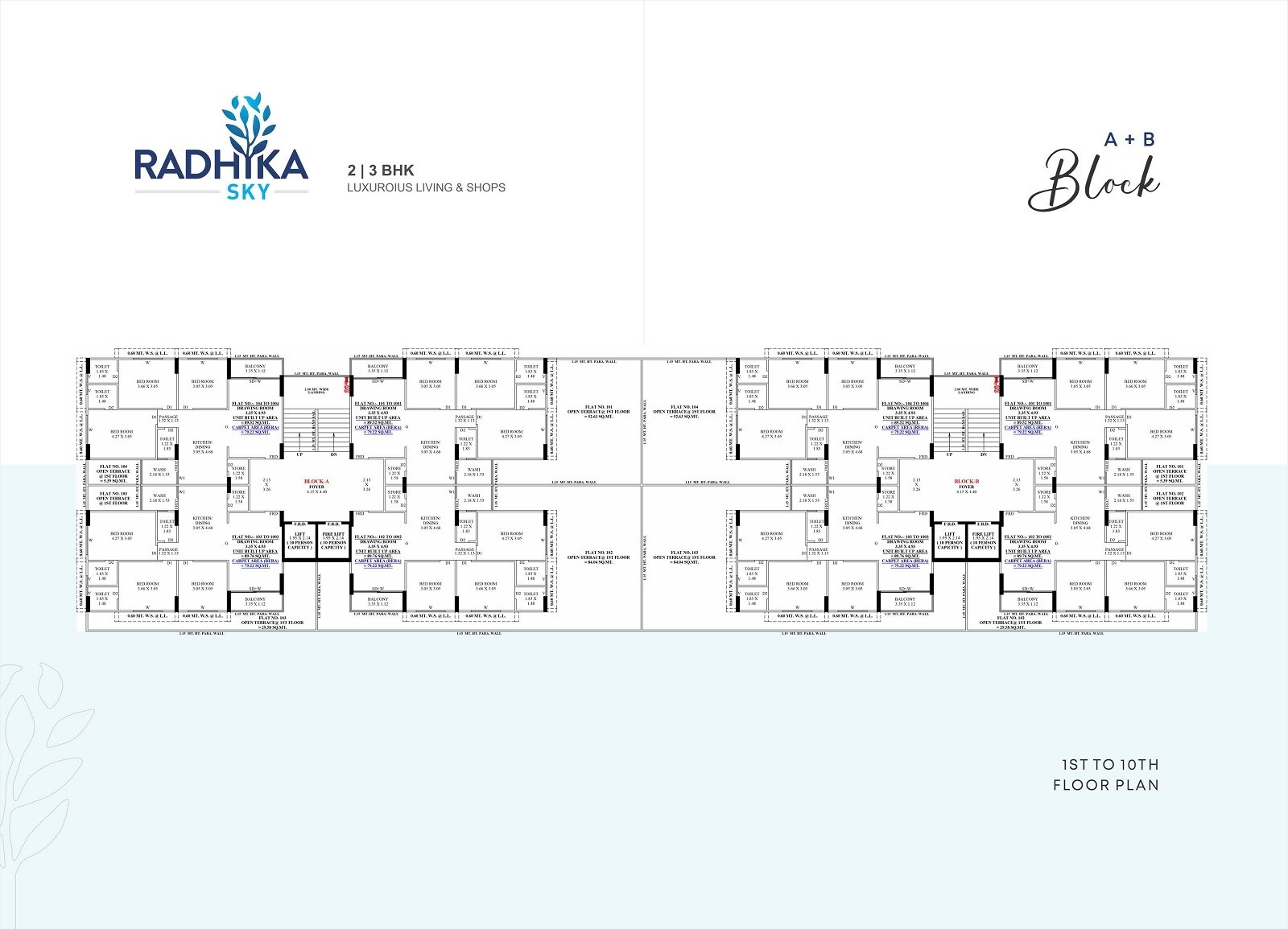 Shubh Radhika Sky Floor Plans