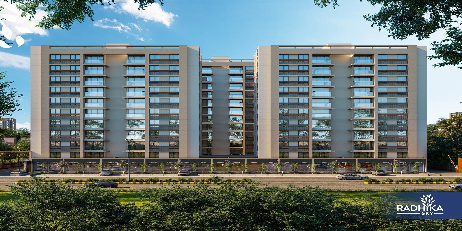 Shubh Radhika Sky residential project in Singarwa
