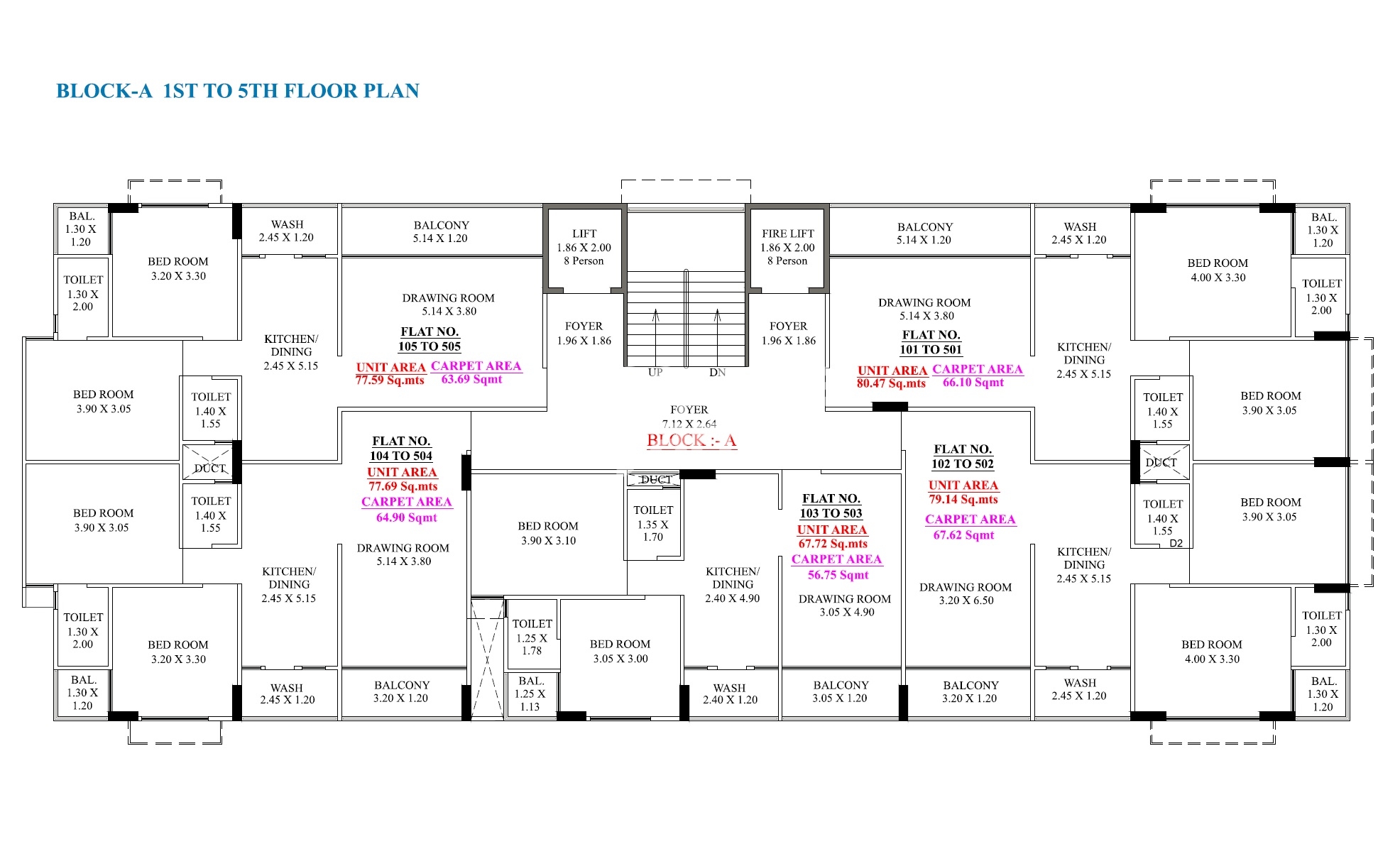 Shubharambh Residency Hanspura Floor Plans