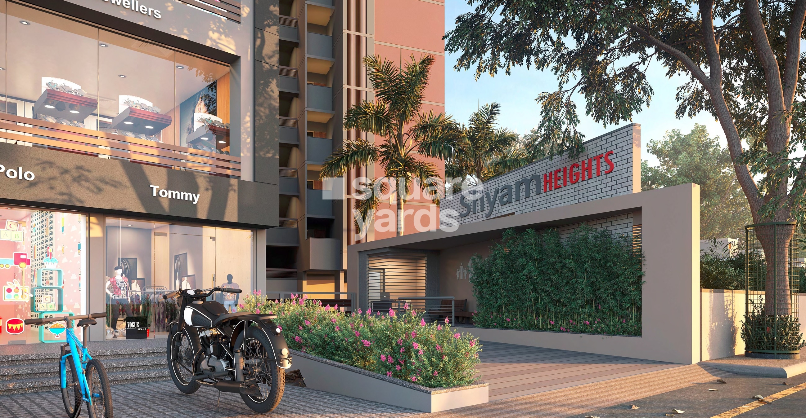 Shyam Heights Apartments Entrance View