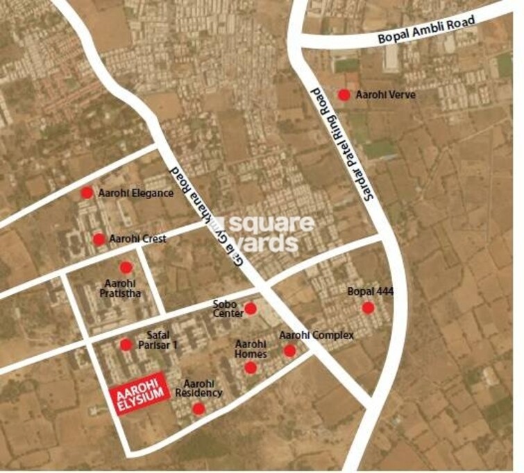 Siddhi Aarohi Elysium Location Image