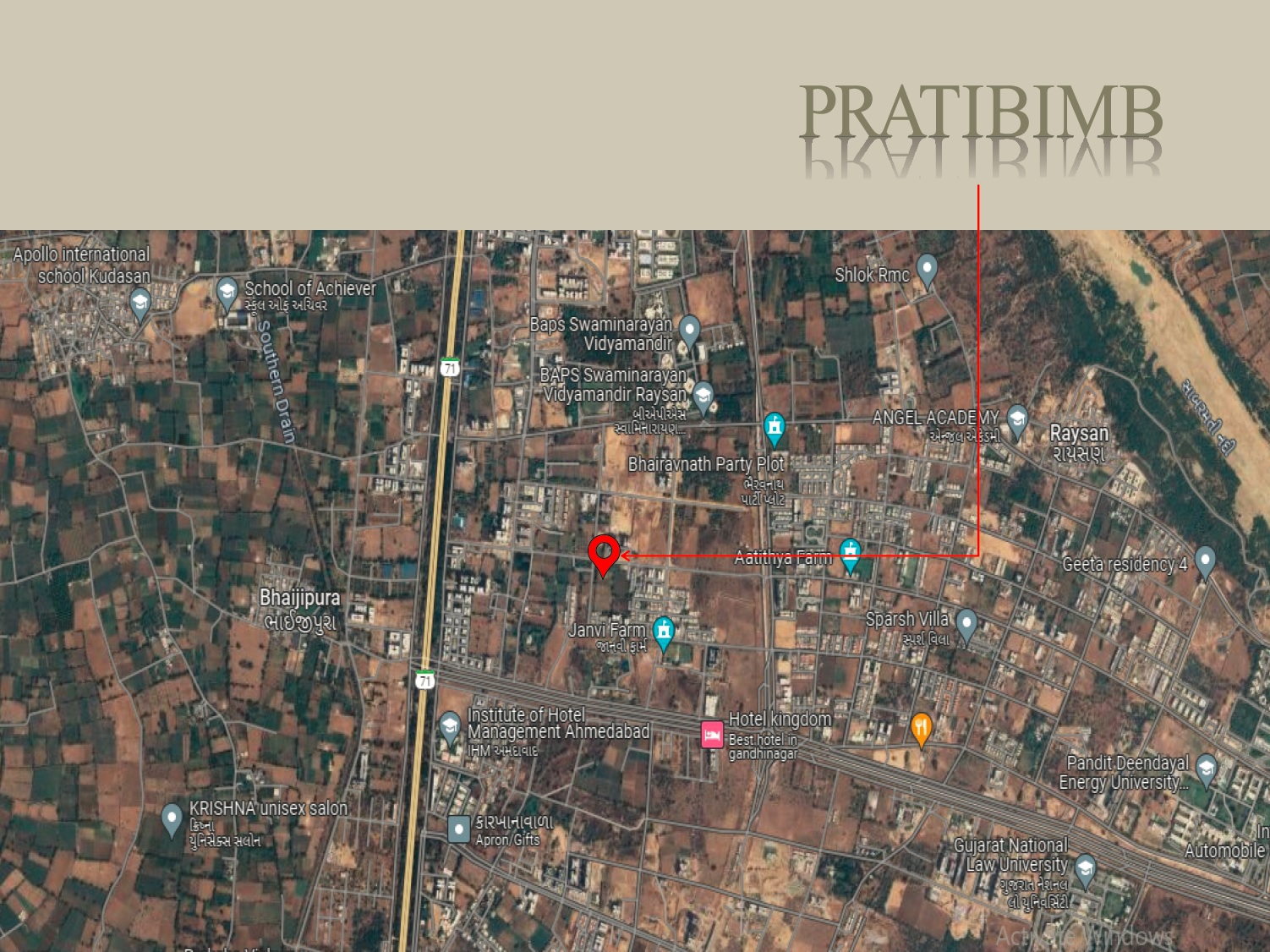 Siddhi Pratibimb Location Image