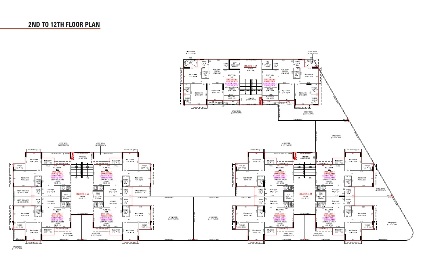 Sneh Sunrise Skyz Floor Plans