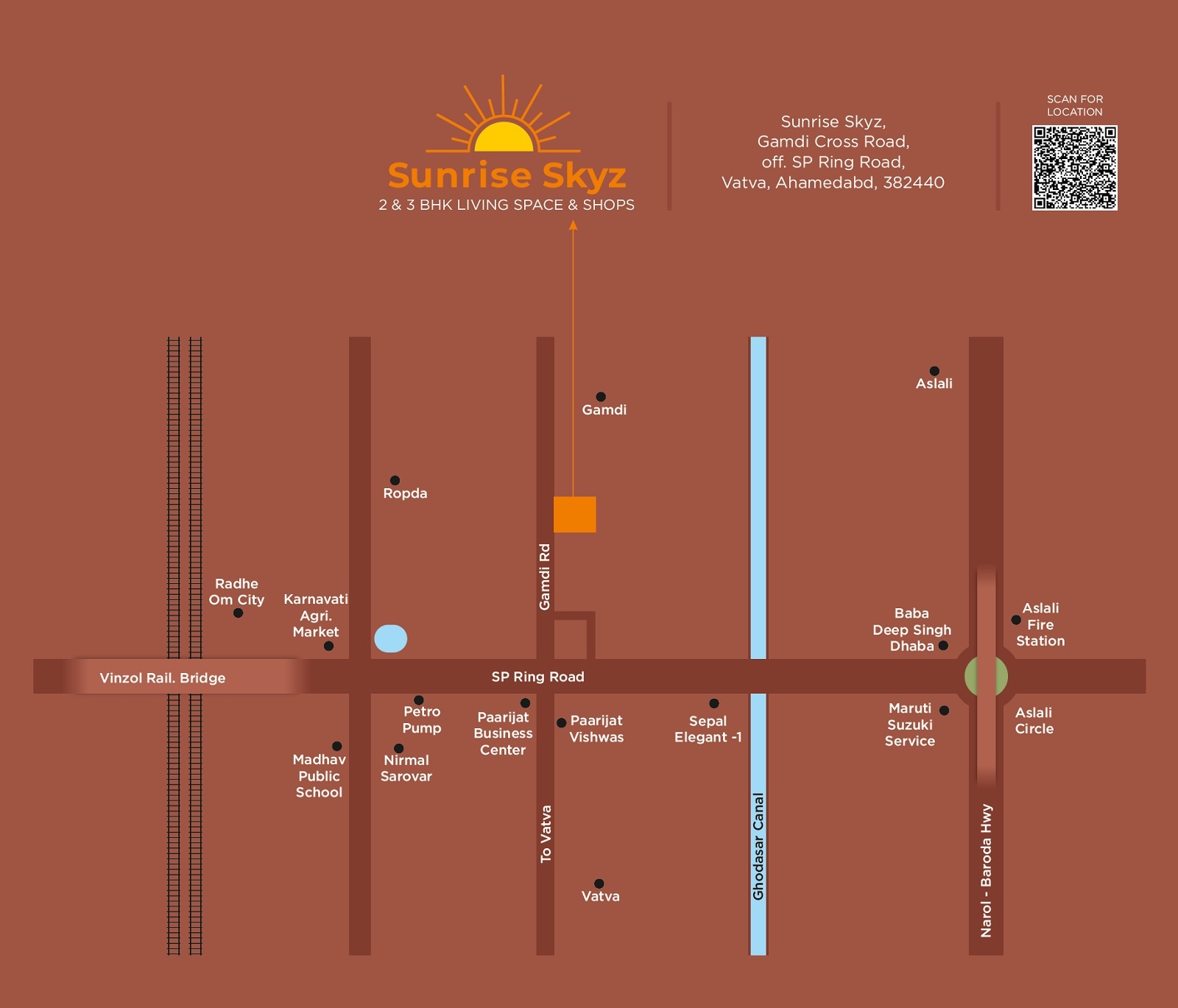 Sneh Sunrise Skyz Location Image