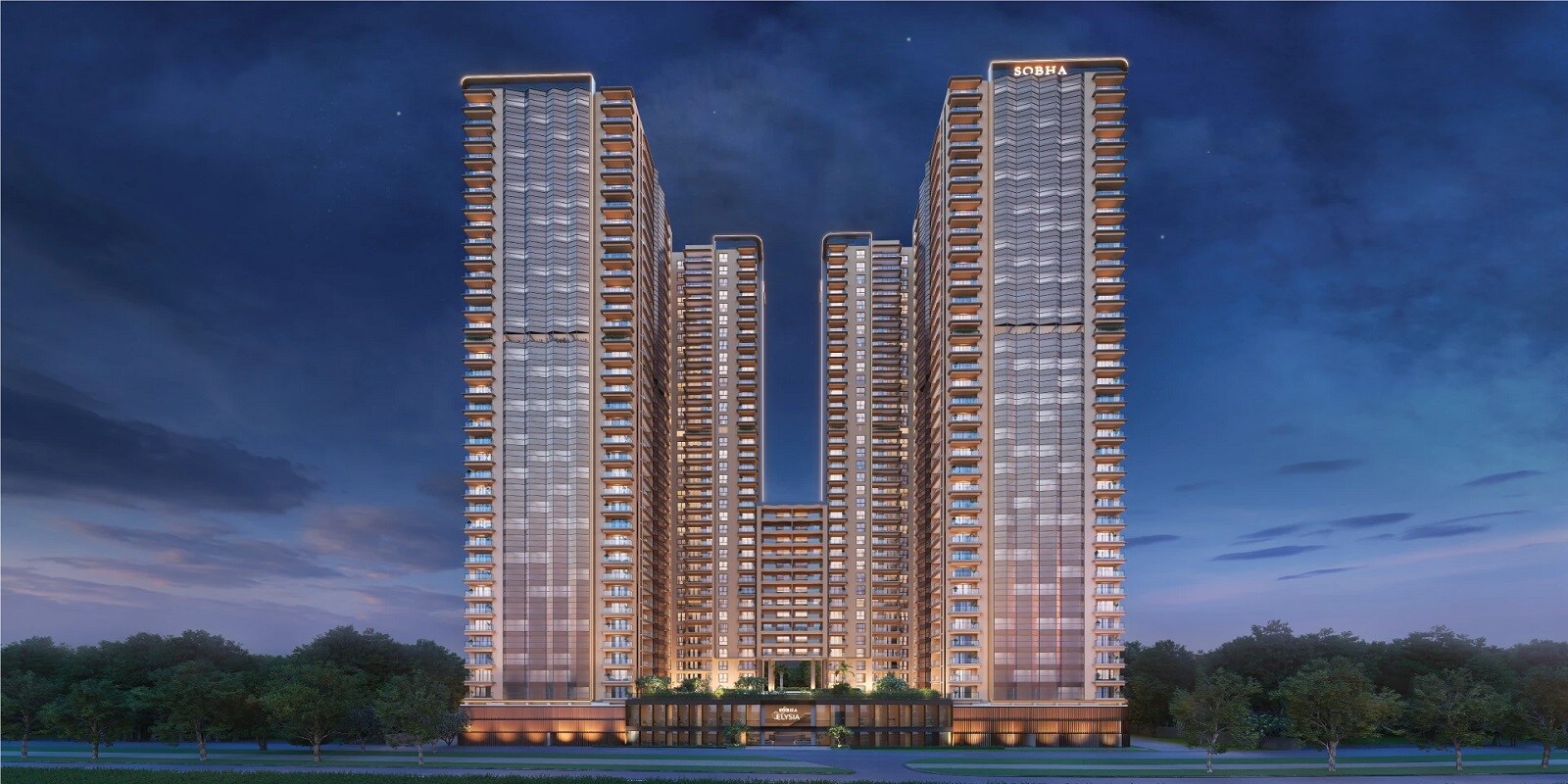 Sobha Elysia residential project in Gift City