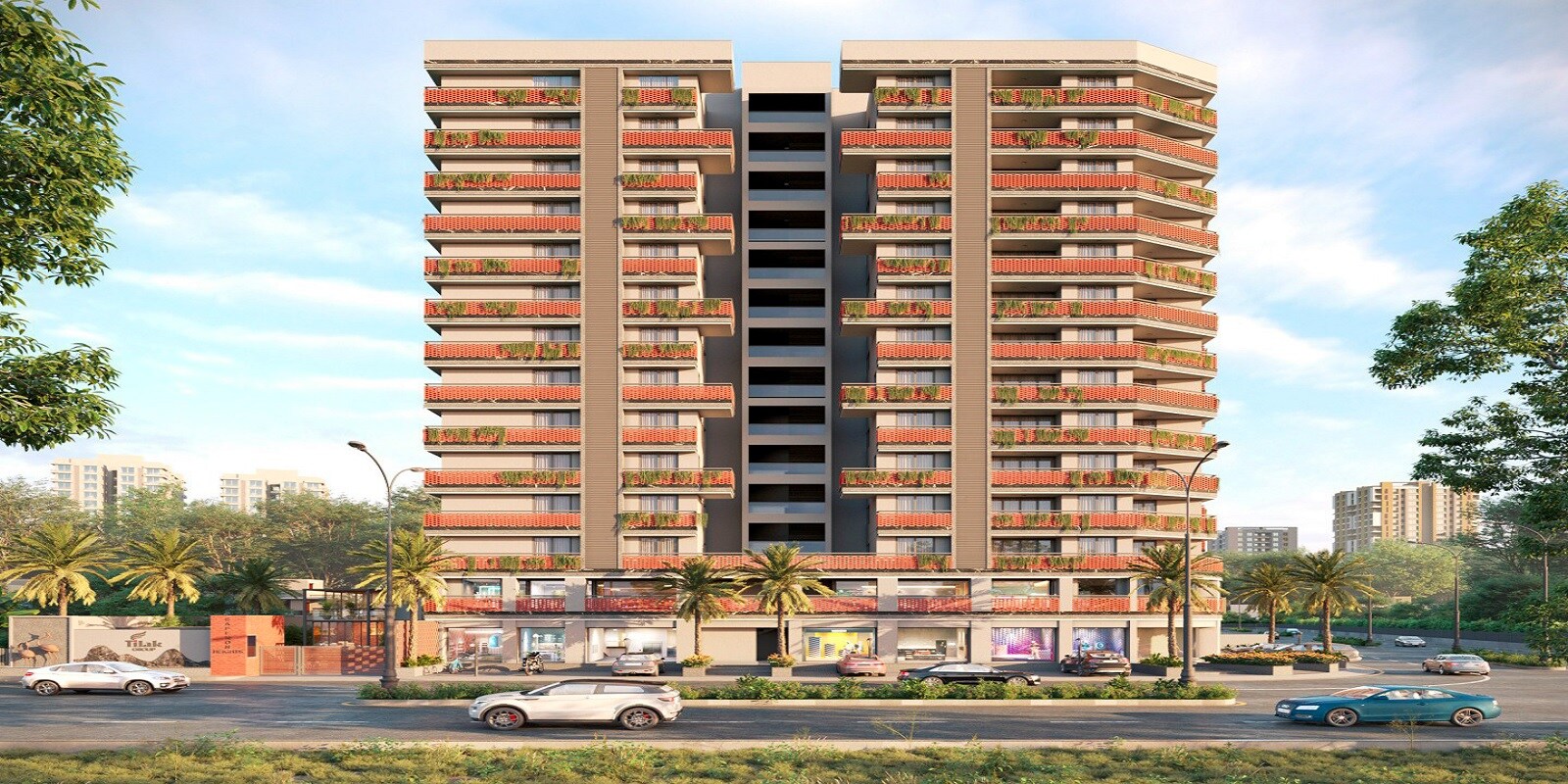 SR Saffron Heights residential project in Vavol