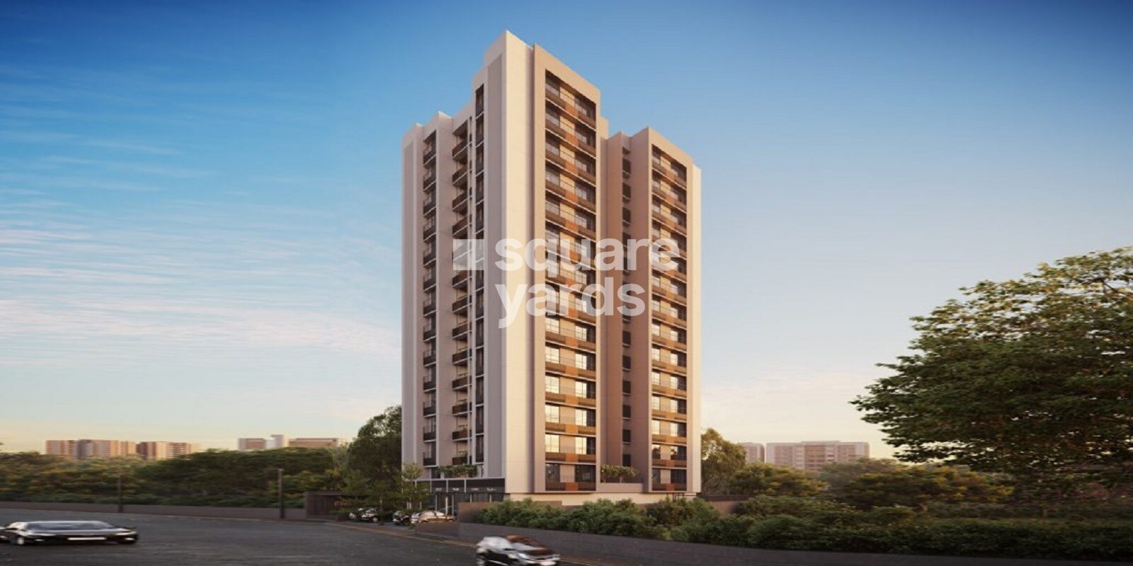 Sthapatya Bliss residential project in Shilaj