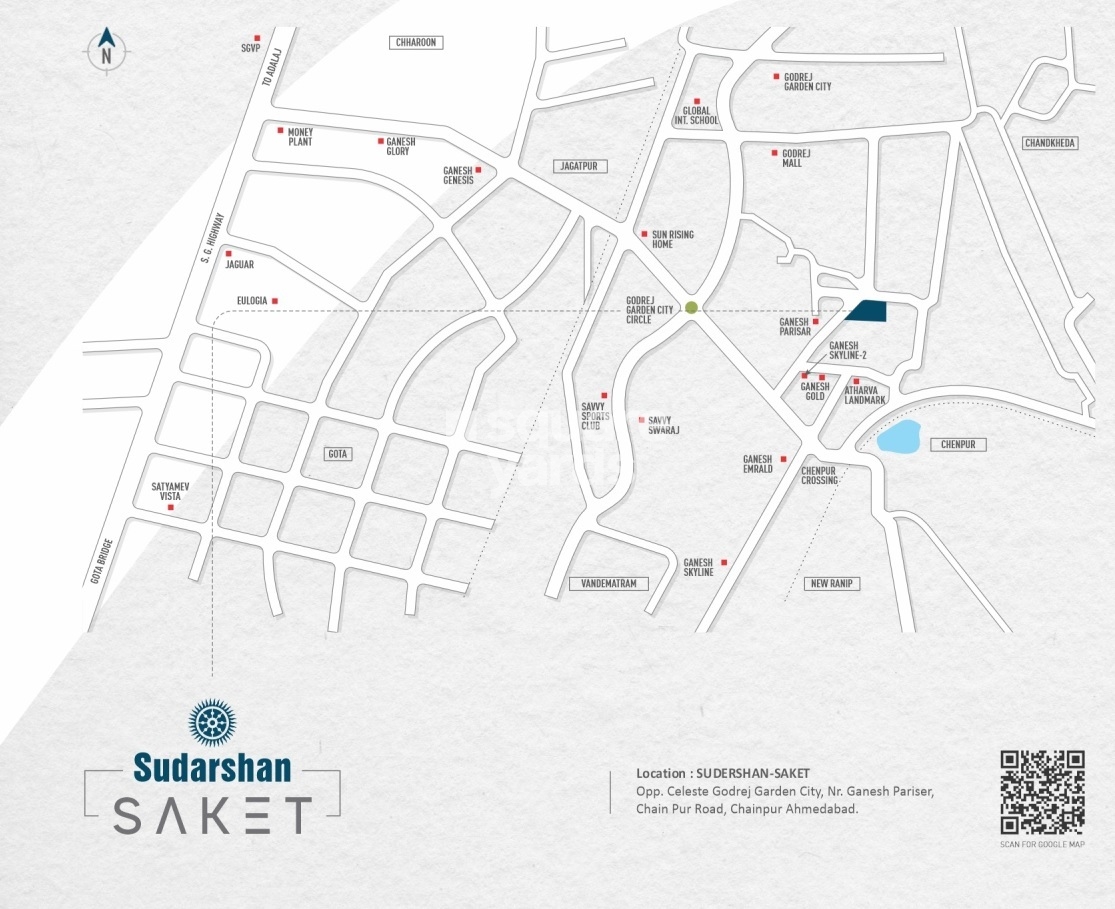 Sudarshan Saket Location Image