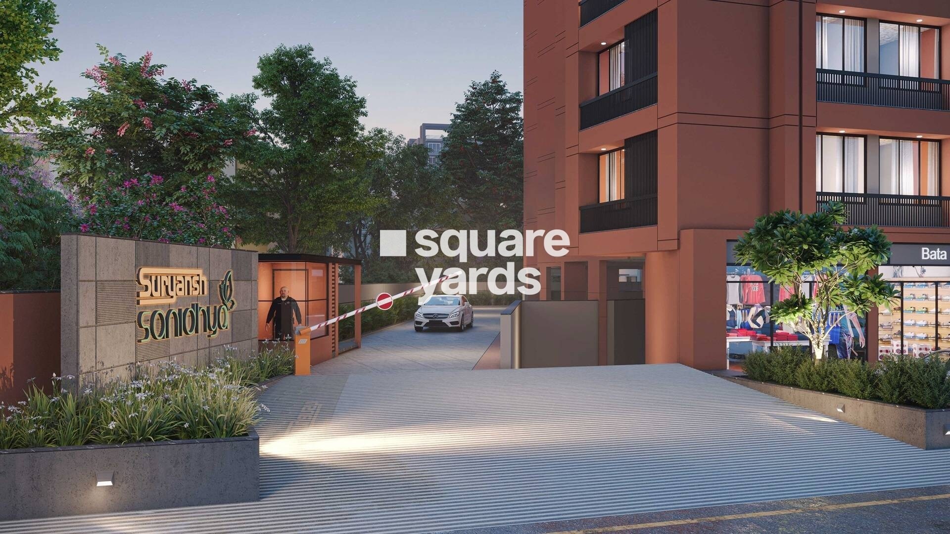 Sunbuildcon Suryansh Sanidhya Shivalaya Entrance View