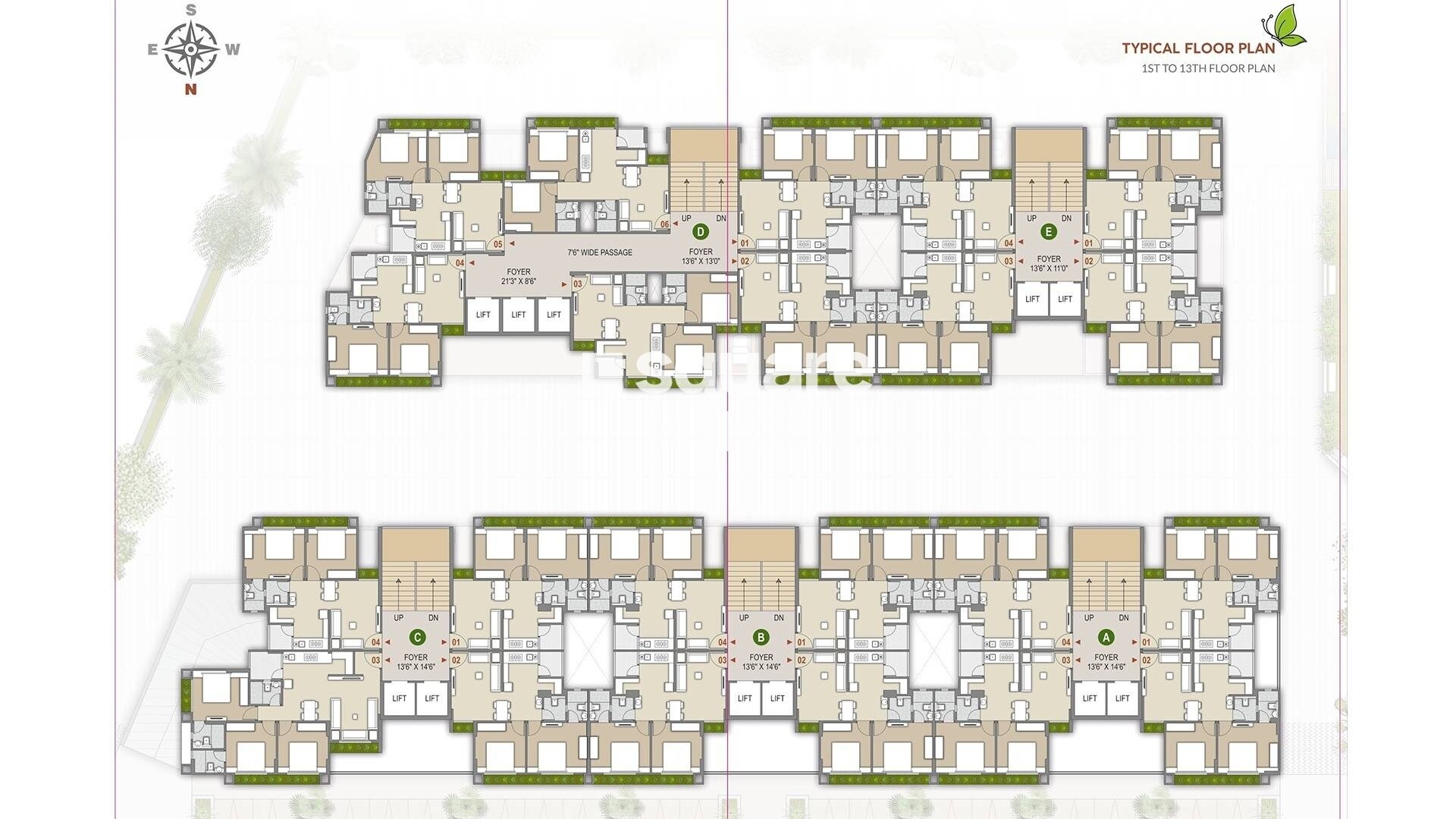 Sunbuildcon Suryansh Sanidhya Shivalaya Floor Plans 1