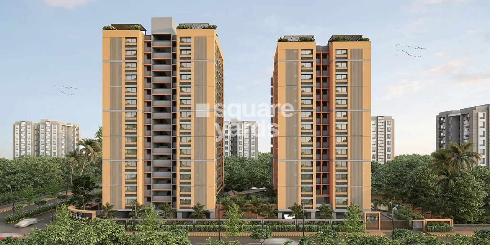 Swara Nandini Skyview residential project in Vasna