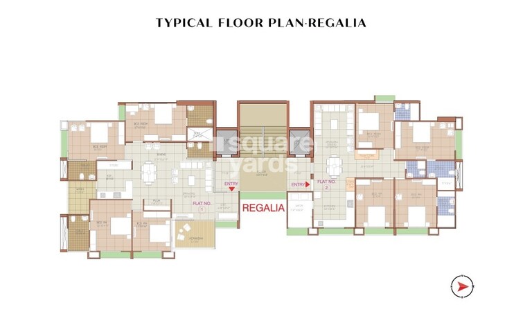 Takshashila More Towers Floor Plans 1
