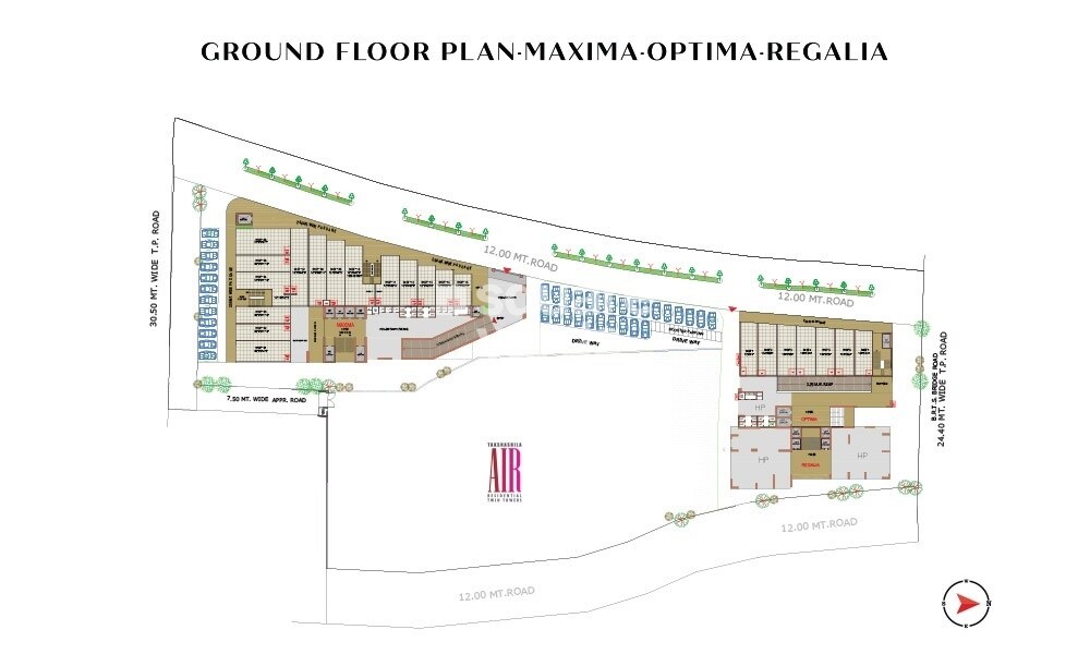 Takshashila More Towers Floor Plans