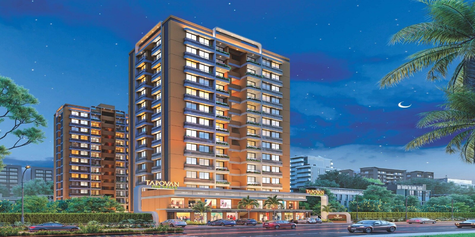 Tapovan The Space residential project in Vastral