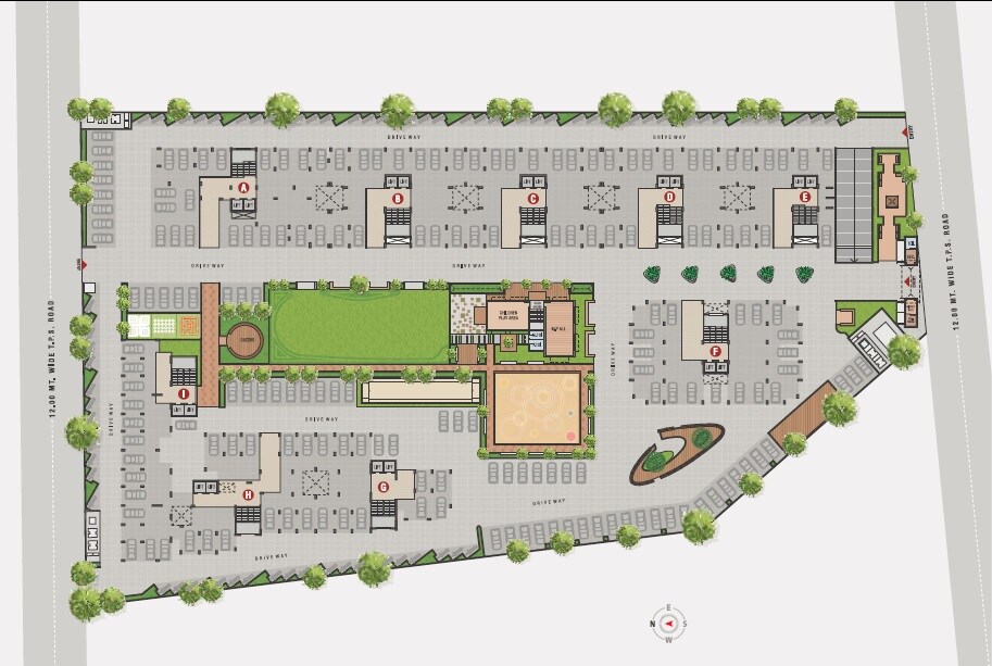 Teraiya Adhishthan Luxuria Master Plan 1