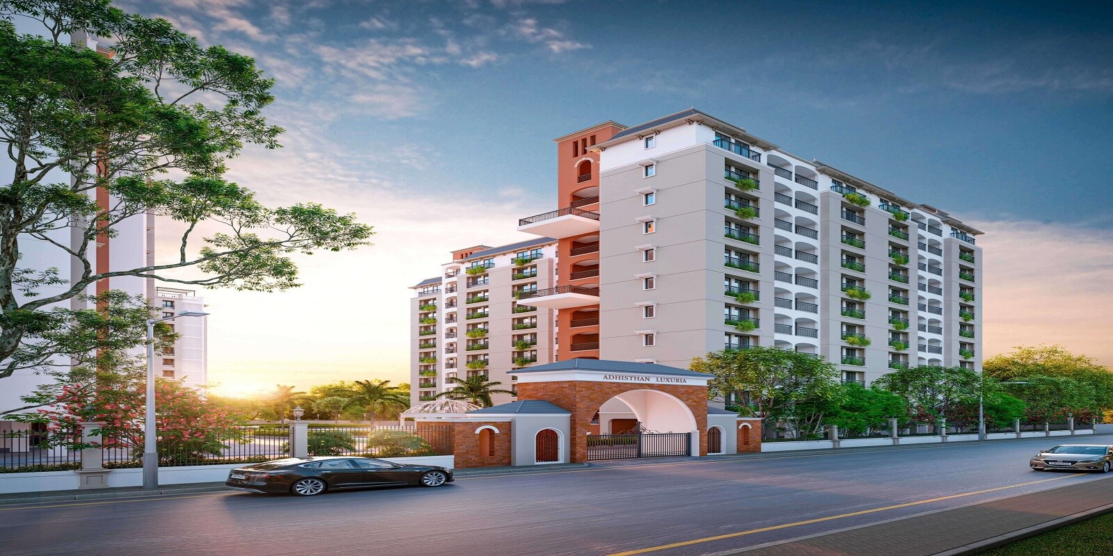 Teraiya Adhishthan Luxuria residential project in Nava Naroda