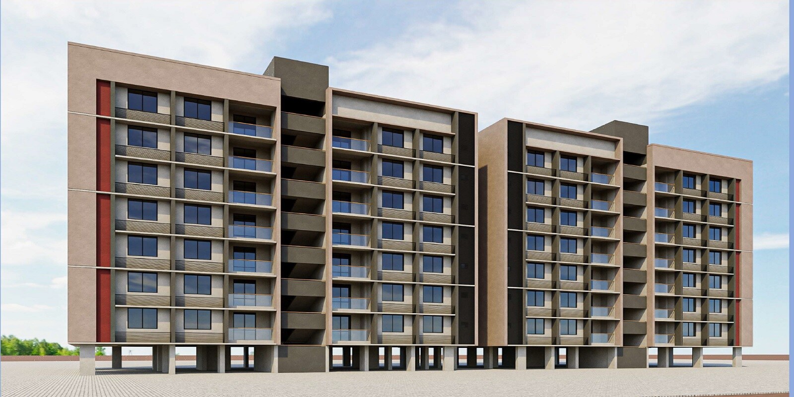 Tirupati Sky residential project in Kuber Nagar