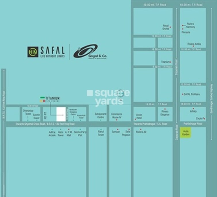 Titanium City Centre Location Image