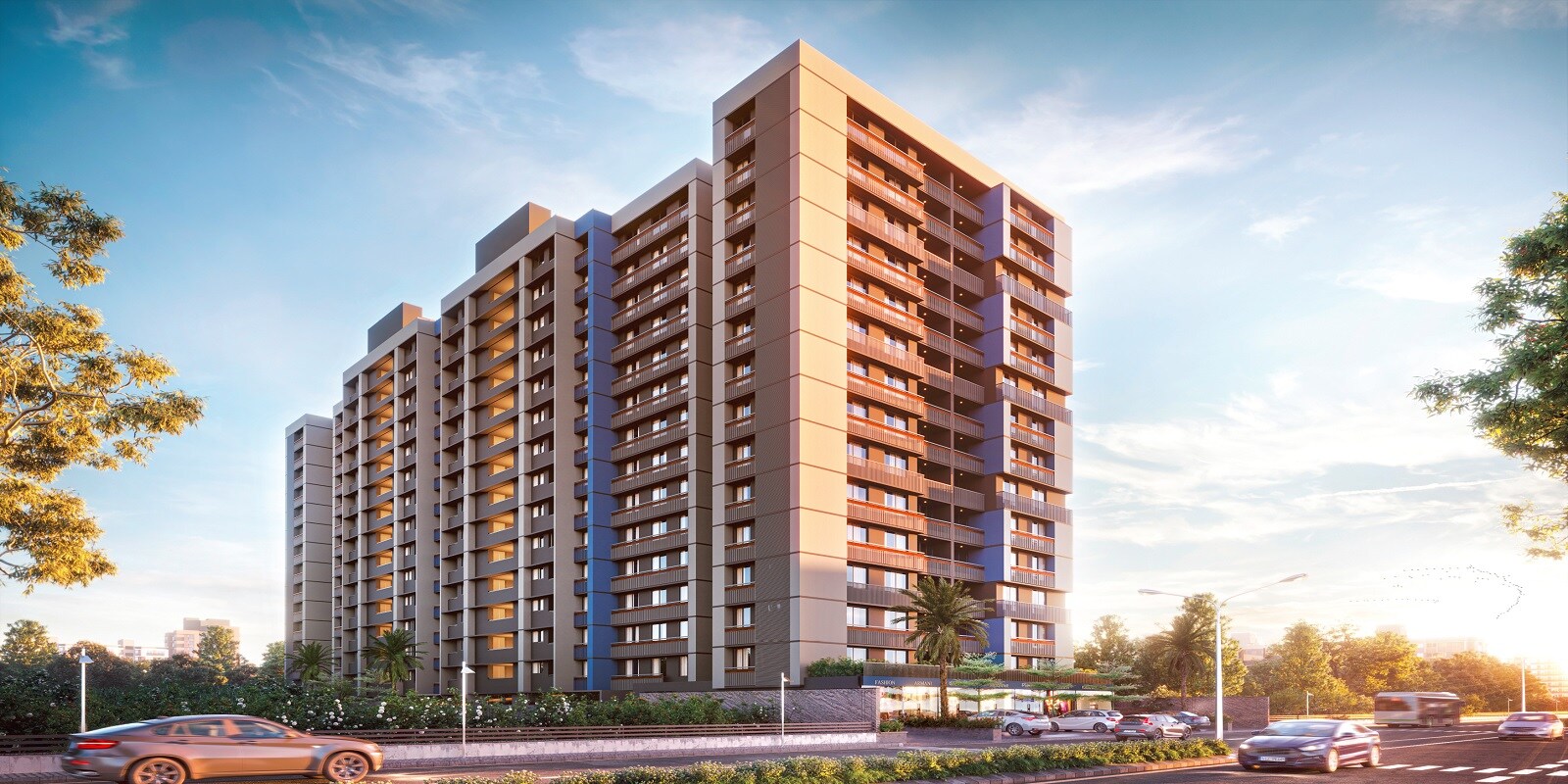 Tri The Evans residential project in Chandkheda