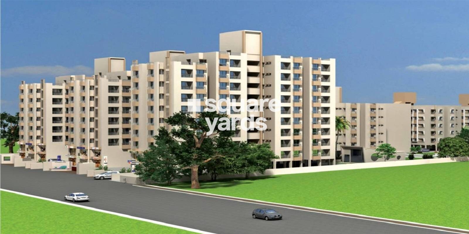 Trilokesh Riverside Park residential project in Vasna