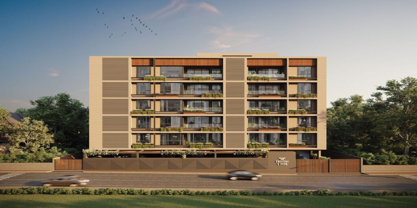 Triveni 1Five residential project in Ramdevnagar