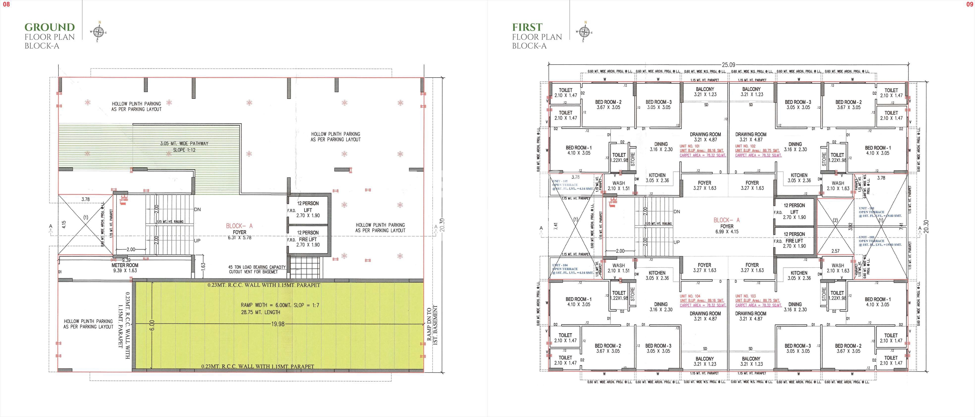 Tulsi Paradise Floor Plans