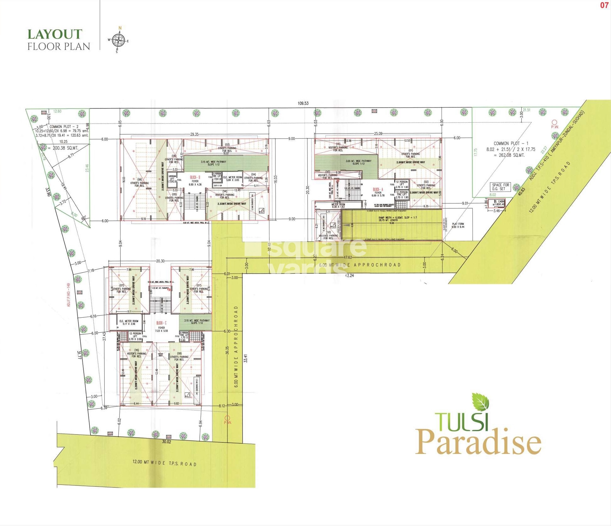 Tulsi Paradise Master Plan Image