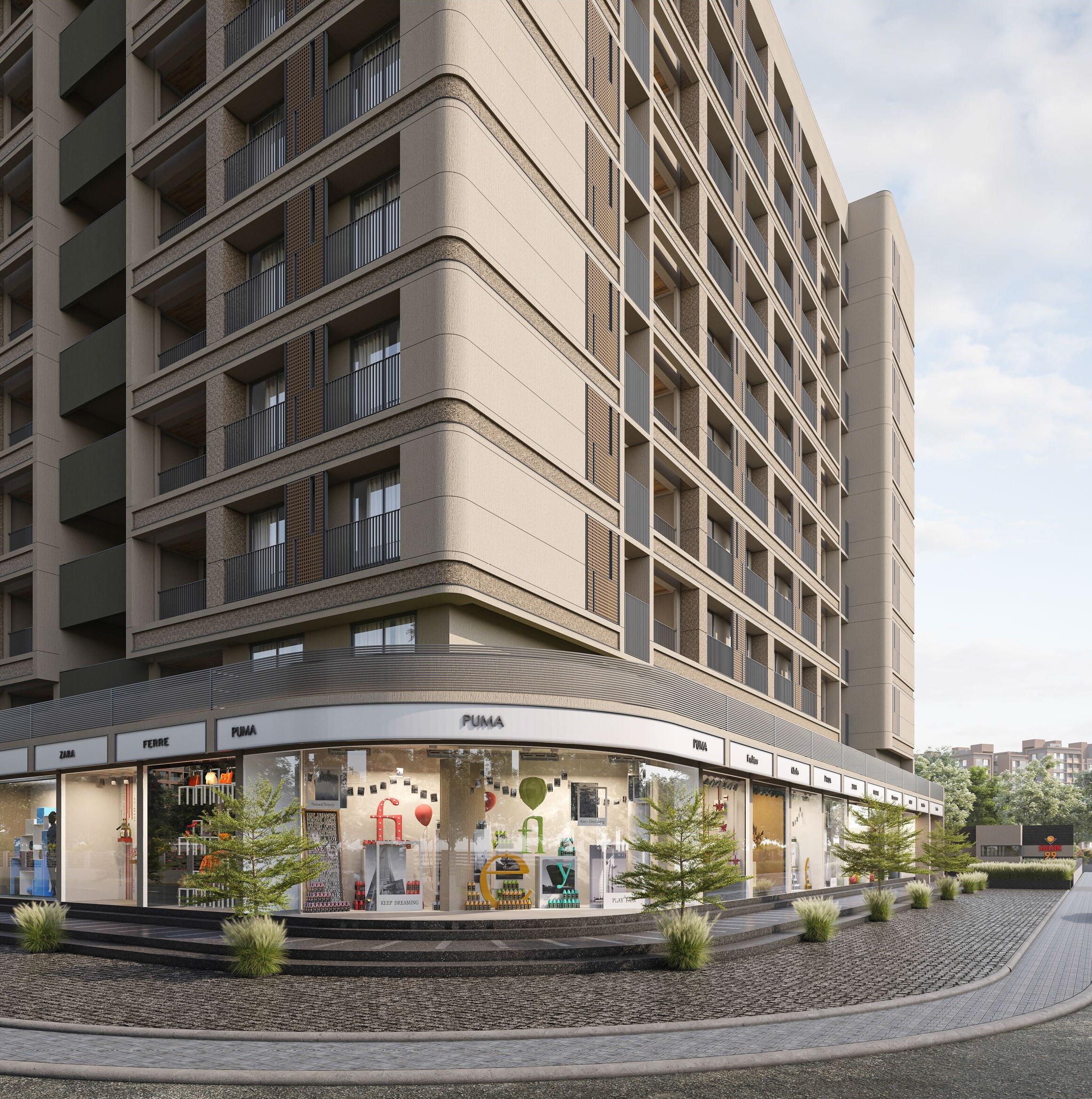 Uma Shlok 99 Apartment Exteriors 1