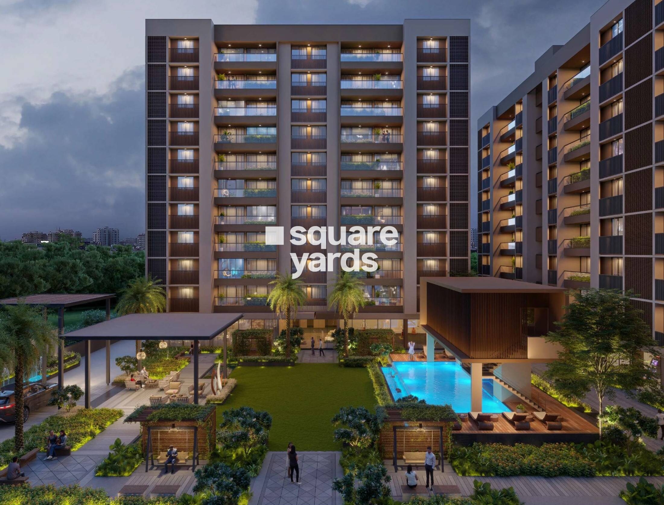 Unique Luxuria Ahmedabad Tower View 1