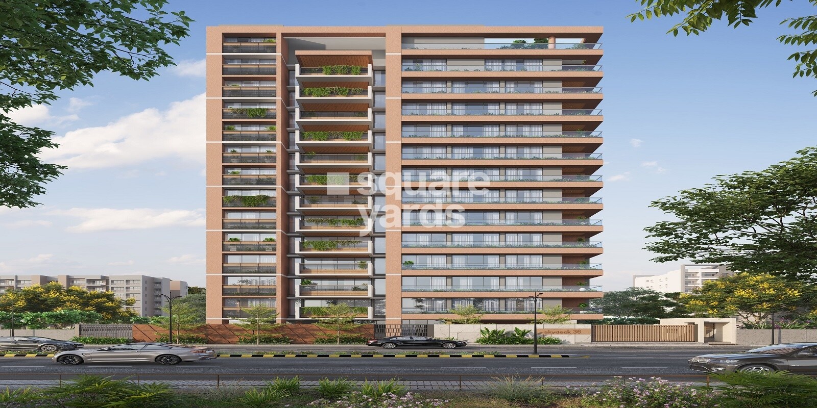 Unique Skydeck 36 residential project in Kudasan