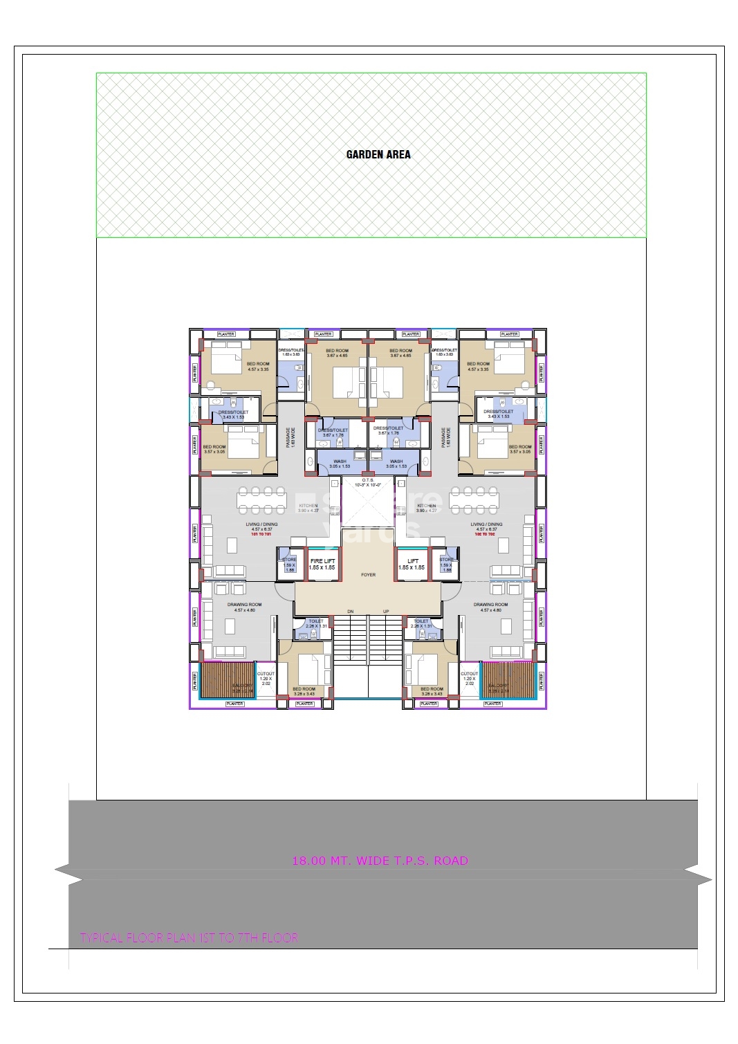 Unity Vrundavan 14 Floor Plans