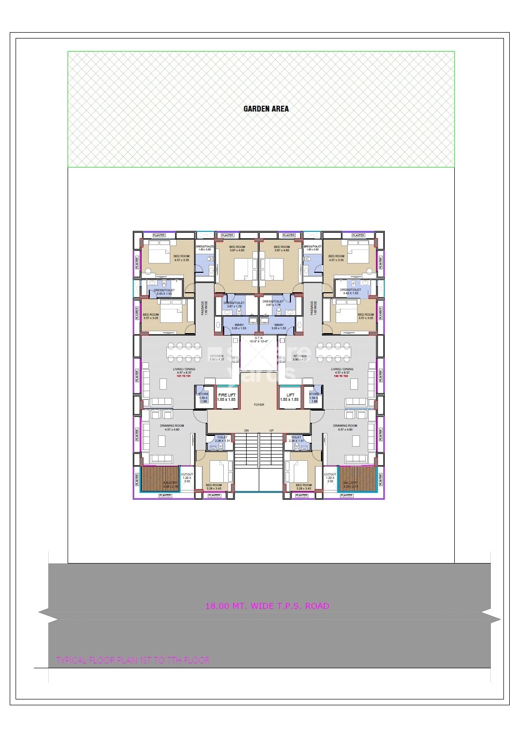Unity Vrundavan 14 Floor Plans