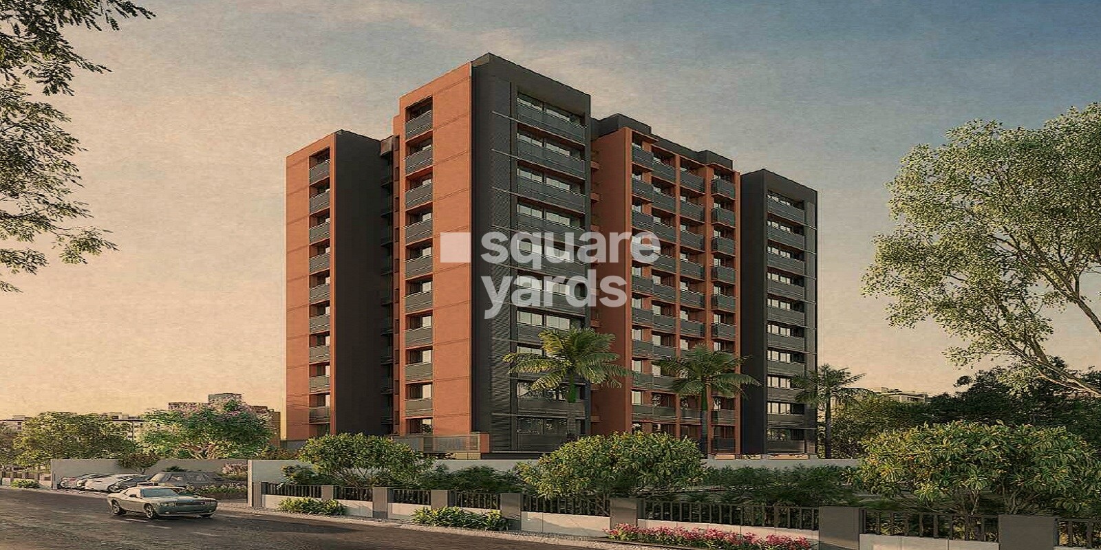 Upvan Skyline residential project in Lambha Gam