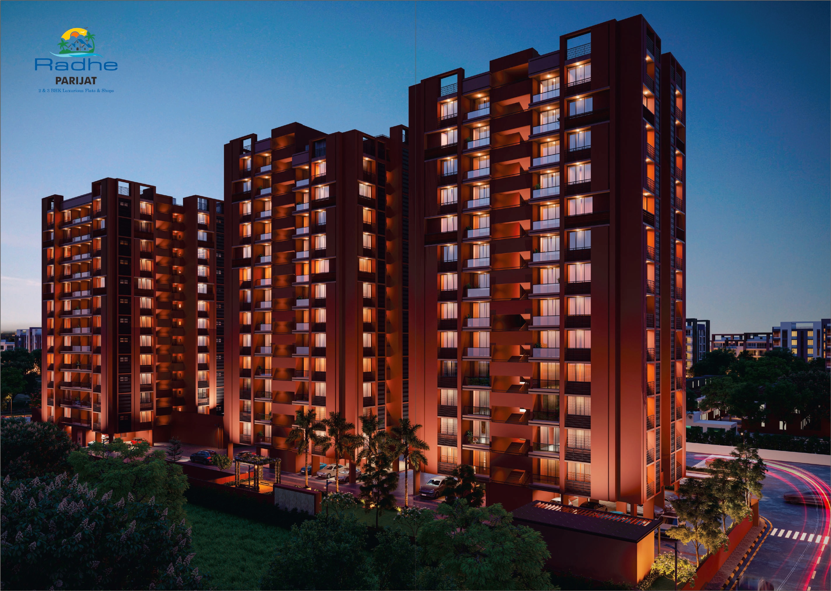 Vastu Radhe Parijat Apartment Exteriors