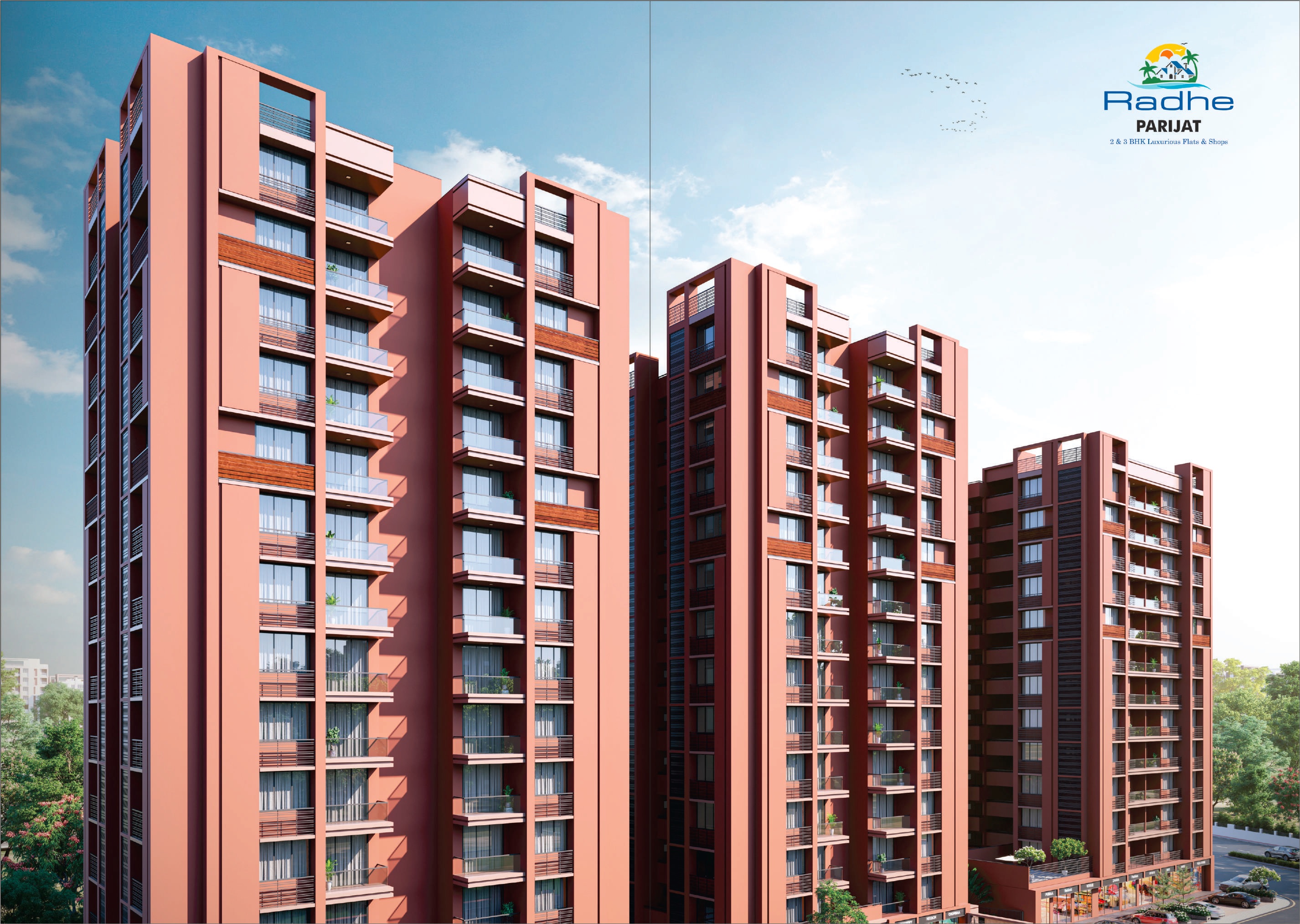 Vastu Radhe Parijat Apartment Exteriors