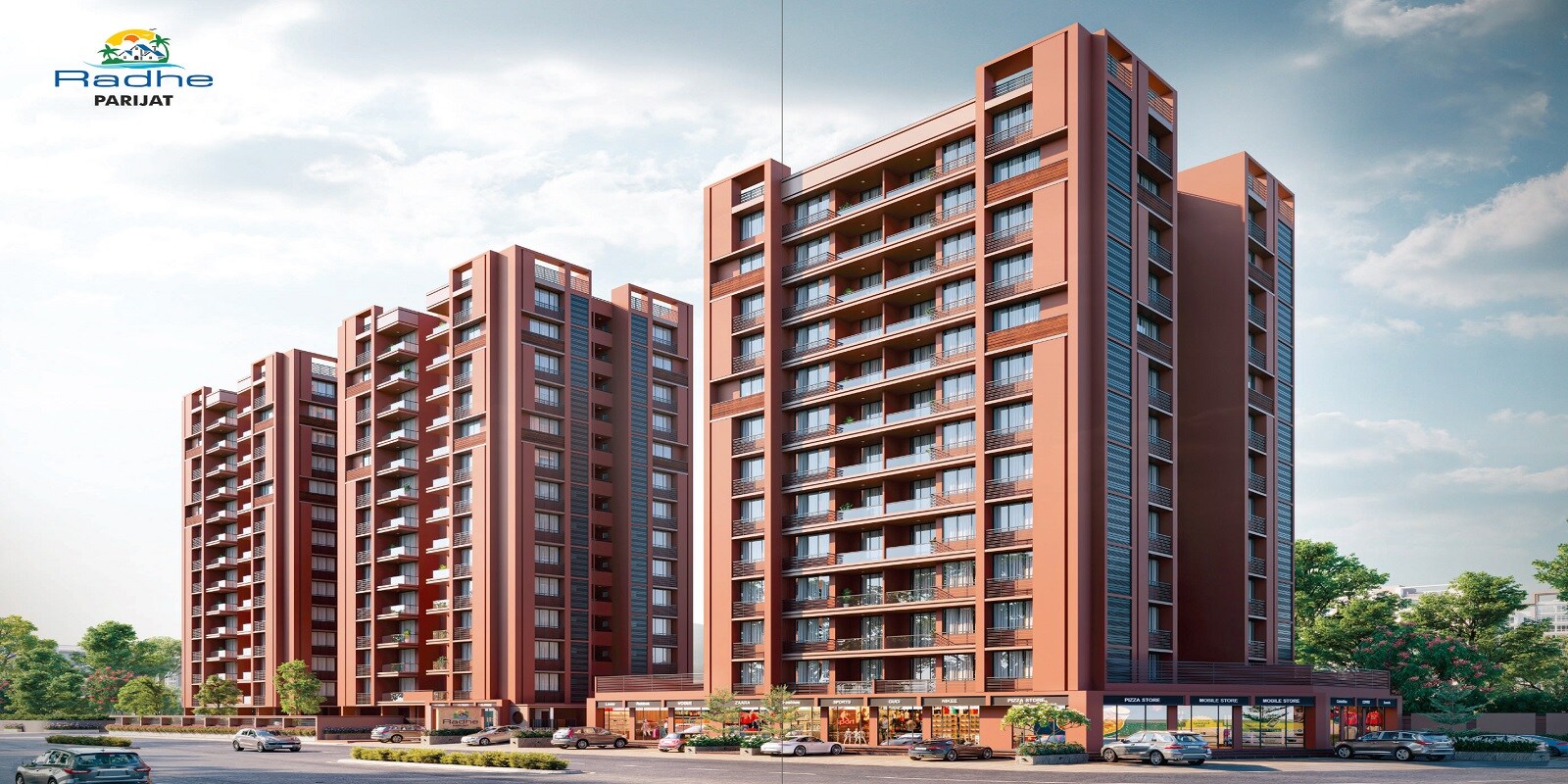 Vastu Radhe Parijat residential project in New Maninagar