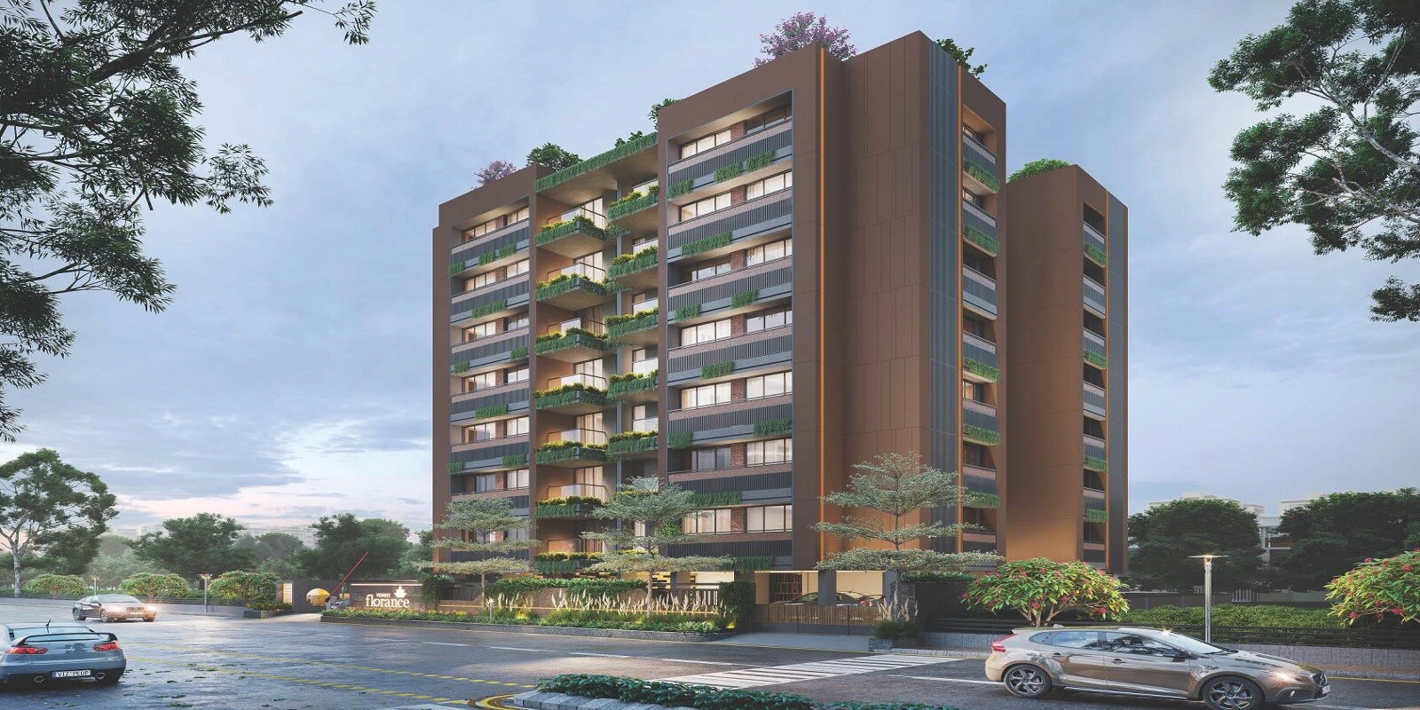 Vedant Florance residential project in Sola