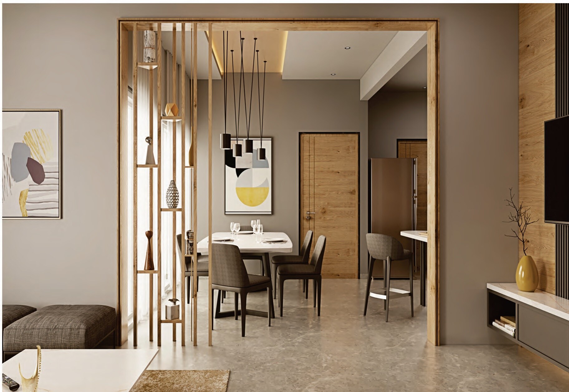 Vishwa Lake Iksa Apartment Interiors 1
