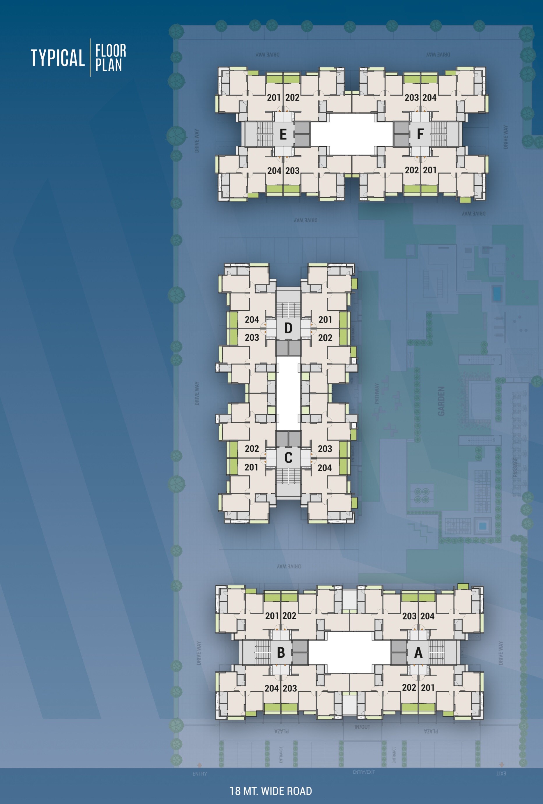 Vishwanath Sarathya West Floor Plans