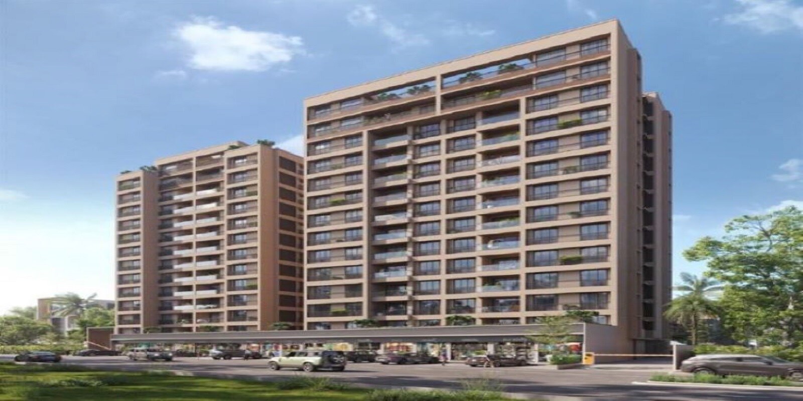 Vision Ventilla residential project in Kudasan