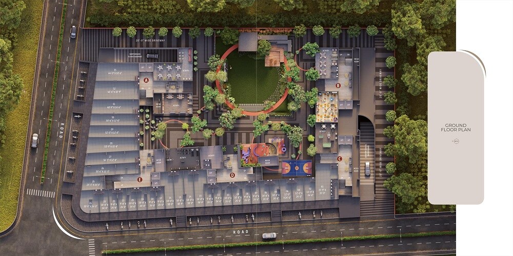 Vivaan-Orbit_an aerial view of a building with a train on it